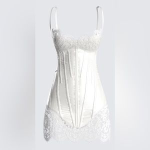 Rosie White Corset Dress